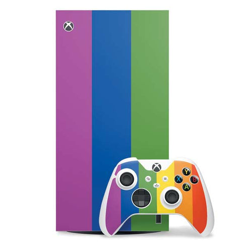 Vertical Rainbow Flag Xbox Series X Skins